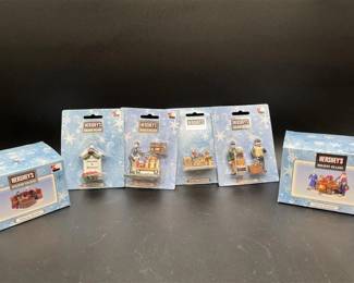 Lot 33: Hershey's Village Figurines- lot of 6--1 of 2 lots
