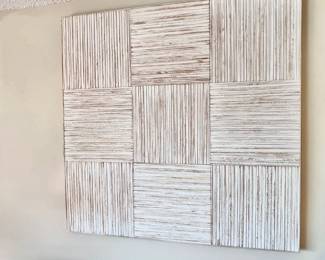 162 - Minimalist Modern White Large Wall Art