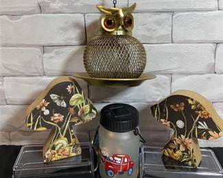 88 - Lantern Forest Bundle- Owl, Mushrooms, and Lights