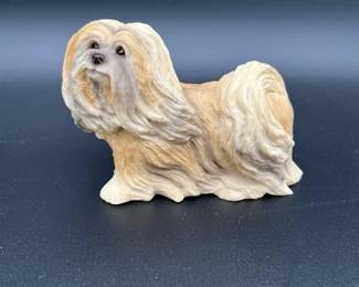 169 - Stone Critters Lhasa Apso Statuette- Handpainted