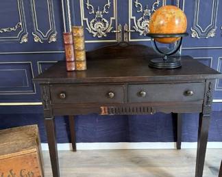 209 - 18th Century Dark Walnut Vanity or Writing Desk
