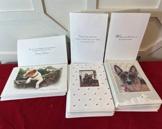 108 - Holiday Cards- Dog Bundle- 50 Cards w/ envelopes