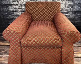 150 - Henredon Oxblood Deep Lounger