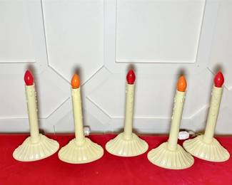 185 - Vintage Electric Candles- Lot of 5