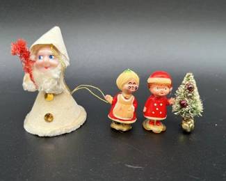 236 - TWO BEYOND RARE Miniature Holiday Figurines