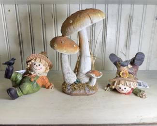 148 - Autumn Scarecrows and Mushroom Bundle