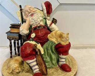 227 - Nap Time Santa Figurine