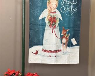 307 - Peace On Earth Angel Standard Size Flag