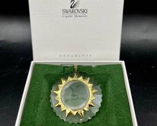 Lot 44: Swarovski Sun Crystal Ornament- IN BOX