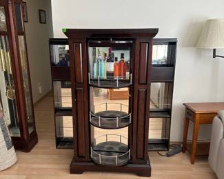 Liquor cabinet. 