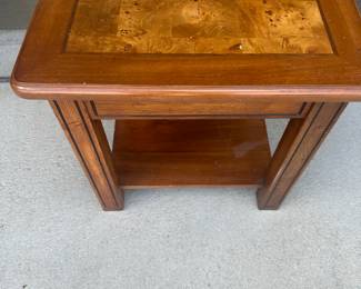 Vintage, all wood end table