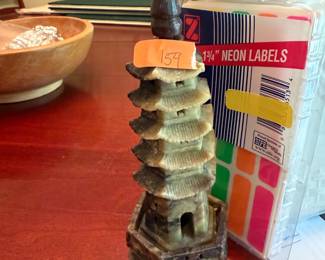 #159		Jade statue 	 $20.00 			
