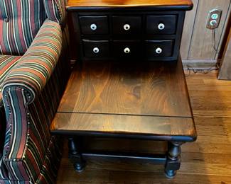  			
#2	Ethan Allen end table with 2 drawers pair  - 20x29x24	 $150.00 			

