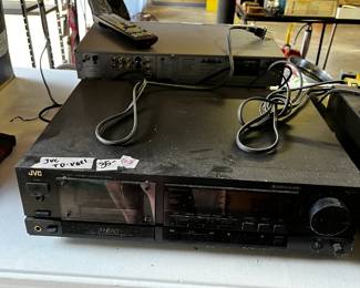 #105	JVC Receiver TD-BC21	 $35.00 			
