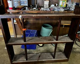 #185	wall mount China cabinet with 2 shelves 45x8x42	 $65.00 			
