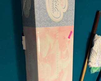 #162	Artist Studio collection Lee Middleton Original doll bunny blue doll with certificate 	 $65.00 	