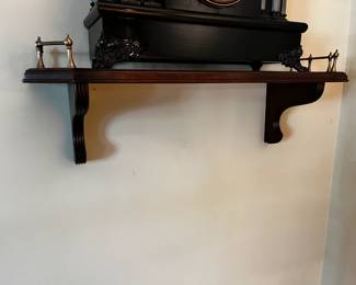 #24	Ethan Allen Wood Wall shelf - 24x18x7	 $75.00 			
