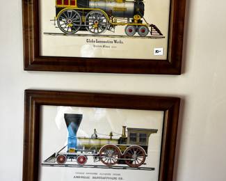 #55	Set of 2 Global Locomotion Works Boston Mass. Trains - Prints of 2 engines - 17x13	 $20.00 			

