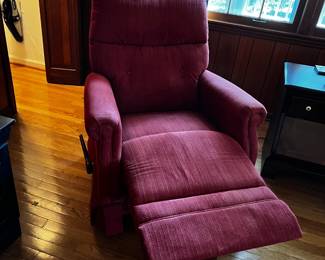#8	Lazy Boy Rocker Recliner w/continuous Seat	 $75.00 			
#9	Lazy Boy Rocker Recliner w/continuous Seat	 $75.00 			
