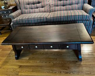 	
#3	Ethan allen coffee table with 2 drawers - 53x21x17	 $75.00 			
