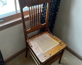 #53	Odd Cane Seat Dining Chair	 $25.00 			
		
