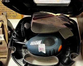 #100	B & D Mouse Sander w/case	 $20.00 			
