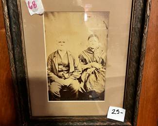 #68	Grandma & Grandpa Sepia Print Framed - 9x11	 $25.00 			
