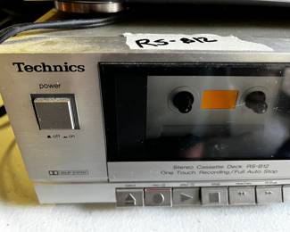 #108	Technics Cassette Player RS-B12	 $25.00 			
