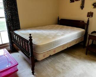 #51	Willet Full Size Headboard/Footboard  has additional rails to make it to a queen size bedframe 	 $175.00                                                                                                #52	Shifman Queen Mattress/Boxsprings	 $100.00 	 			

