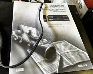 #104	Technics Receiver SA-BX600	 $60.00 			
