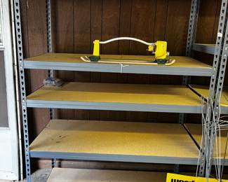 #114	5 shelf Metal Shelving 48x24x72	 $60.00 			
#115	5 shelf Metal Shelving 48x24x72	 $60.00 			
