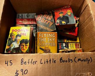 #73	Set of 45 Better Little Books - Dick Tracy, Tarazan, Orphan Annie etc.	 $90.00 			
