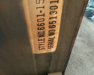 Lane cedar chest data info