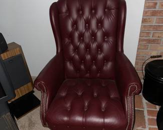 Leather office chair