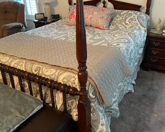 Four poster bed