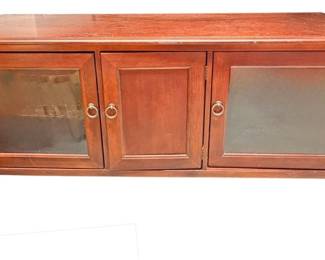 Wood Media Console 