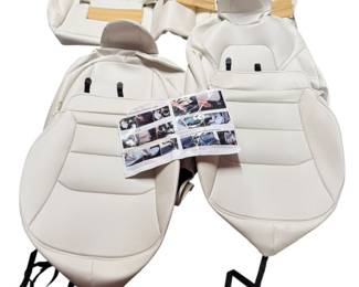 New Tesla Model Y White Seat Covers 