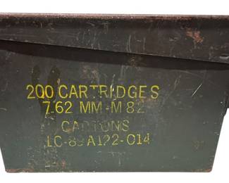 Vintage US Military Ammunition Box 