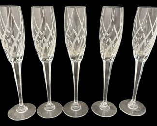 Crystal Champagne Flutes 
