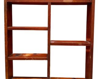 Wood What Not Hanging Shelf 
