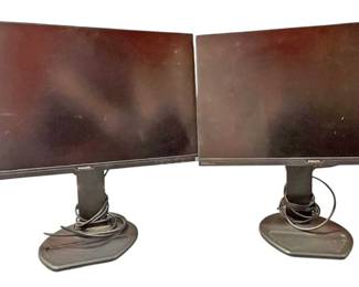2 Philips Brilliance 241B Monitors 24 