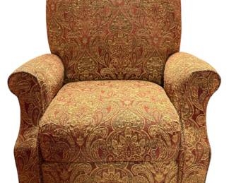 Upholstered Push Back Recliner 