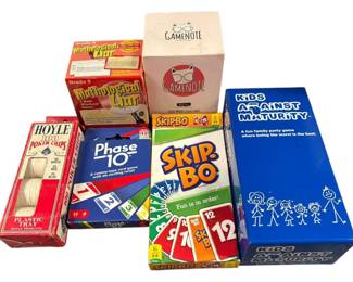 Card Games and Poker Chips 