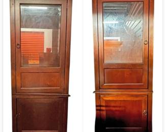 Glass Door Wood Cabinets 