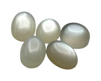 29.19 Carat Lot of Moonstone Cabochons