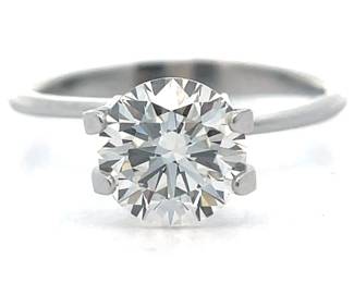 Loose 1.71 Carat Lab Grown Diamond VS1/F-G; Round Brilliant Cut