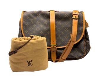 Louis Vuitton Monogram Saumur 35 Crossbody Bag