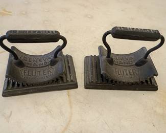 cast iron hand fluters