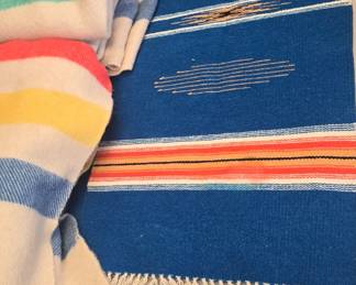 vintage wool southwestern blankets