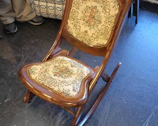 Tapestry rocker